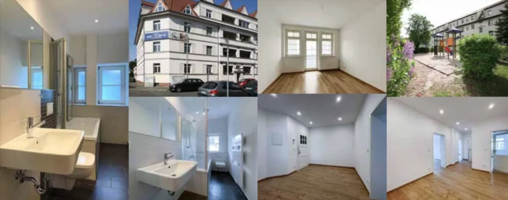 Lege appartementen met moderne afwerking.