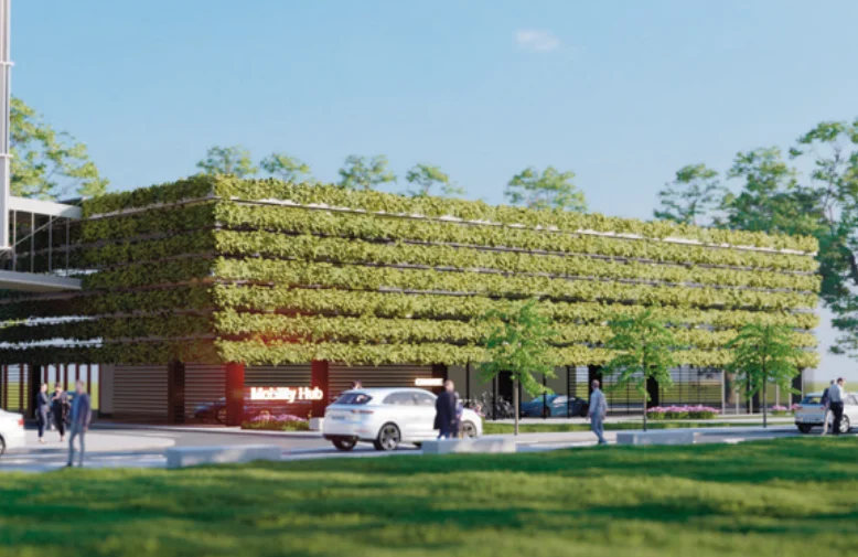 Bedburg-Erftaue – begrünter Mobility Hub