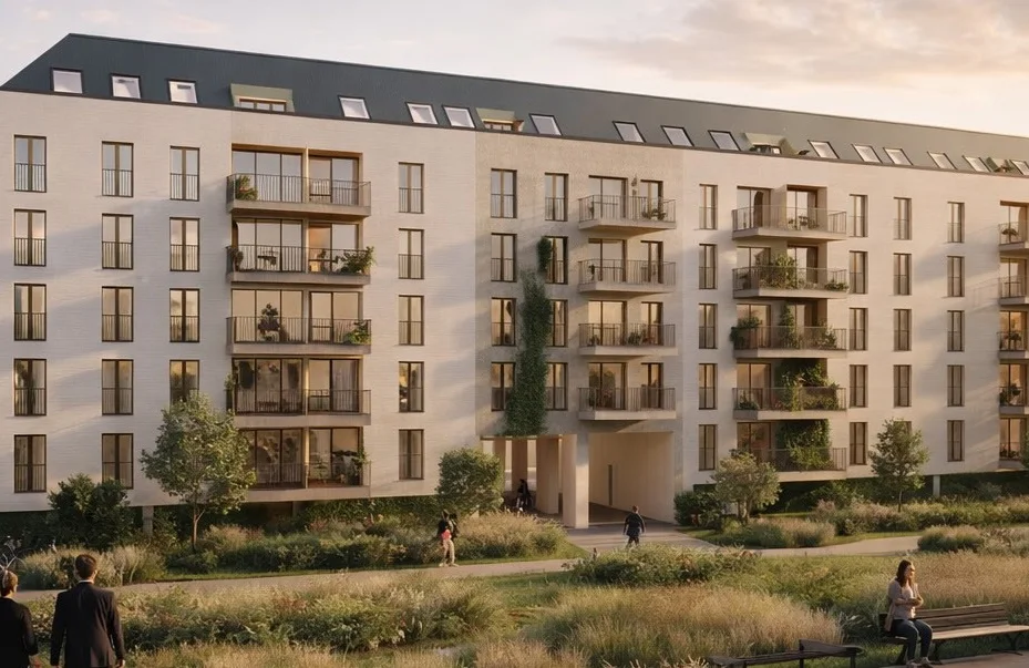 crooms² Dresden-Mickten – Visualisierung der Mikroapartments